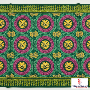 ผ้าโพลีเอสเตอร์น้ำหนักเบาพิมพ์ลายแอฟริกันแบบกำหนดเอง พิมพ์ด้านเดียว สำหรับงานส่งเสริมการขาย แบรนด์ดิ้ง และเสื้อผ้า - Product Image 5