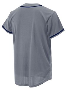 Camiseta de Béisbol Azul Claro para Hombre, Cuello en V, Manga Corta, Transpirable, con Botones al Frente, Ropa Deportiva para Adultos de Alta Calidad - Product Image 5