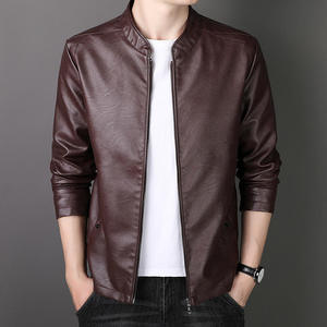 High Quality Custom Fashion <b>Winter</b> Stand Motorcycle <b>Jacket</b> OEM <b>Waterproof</b> Windproof Breathable Wholesale Men's Leather <b>Jackets</b> - Product Image 5