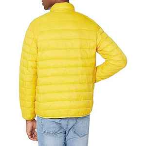 New Custom Cheap Price High Quality Most Trending Product Custom Logo Men <b>Yellow</b> <b>Puffer</b> <b>Jacket</b> - Product Image 1