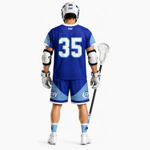 Nuevos Uniformes de Lacrosse Profesionales Premium para Hombre al por Mayor, Ropa Deportiva de Nuevo Estilo, Diseño por Sublimación, Uniformes de Lacrosse Personalizables - Product Image 3