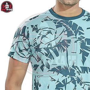 Printed Latest Design Men Fashion T-Shirts Highest Quality 220 Grams Woven Sublimation T-Shirts Breathable Eco-Friendly for Sale - Product Image 6