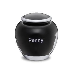 Elegante Urna Funeraria de Metal Estilo Americano para Mascotas, con Diseño Personalizable, Recuerdo Conmemorativo para el Cenizario del Animal Amado - Product Image 1