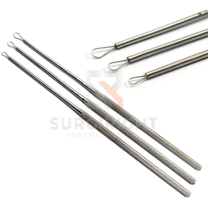 Kit professionnel de nettoyage d'oreilles en acier inoxydable Blush Surgical SI-OIS-0001, réutilisable, certifié CE, curette de nettoyage d'oreilles MOL - Product Image 5