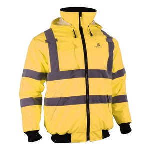 Chaqueta de Trabajo Impermeable y Reflectante para Hombre, Alta Visibilidad, Invierno, Seguridad, Construcción, Resistente al Viento, 2026 - Product Image 5
