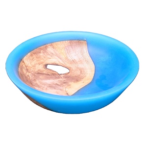 Meilleures ventes en Inde, bol et plat de service en résine décorative moderne, écologique, fait à la main, passe au lave-vaisselle, pour la maison et les fêtes - Product Image 1