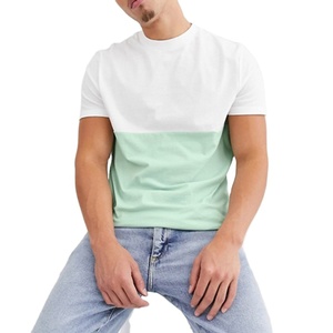 T-shirt de musculation 100 % coton personnalisé, coupe classique, col rond, manches courtes, respirant, séchage rapide, couleur unie - Product Image 1