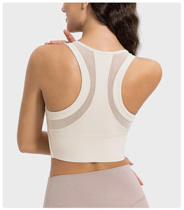 Ropa Deportiva de Yoga sin Costuras de Alta Calidad para Mujer, Sujetador Deportivo Premium para Chicas en Tallas Grandes, Sujetador Deportivo Liso al por Mayor para Mujer - Product Image 3