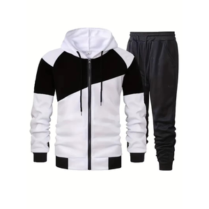 Survêtement de sport pour hommes, vêtements de sport personnalisés, fabrication directe d'usine, ensemble de survêtement pour hommes sur mesure, vêtements d'entraînement athlétiques modernes - Product Image 1