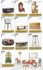 Chaise de salle à manger commerciale en métal de style indien pour l'extérieur, idéale pour les hôtels et restaurants, chaise industrielle - Product Image 2