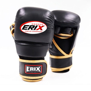 Guantes de Sparring de Piel de Primera Calidad para MMA, con Correa de Muñeca Ajustable, Hechos a Medida, Equipo de Boxeo y Artes Marciales Premium - Product Image 1