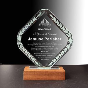 Trofeos de Cristal Muy Brillantes y Personalizados Según sus Eventos - Product Image 1