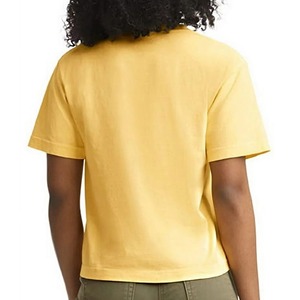 Nouveau T-shirt court coupe droite épaules tombantes respirant écologique 100 % coton anti-plis streetwear femme - Product Image 5