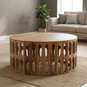 Table basse en bois de manguier en gros |   Fabricant de meubles pour importateurs |   Quantité minimum de commande : 10 pièces - Product Image 1