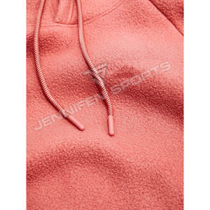 Sweat à capuche pour homme, hiver, uni, teint, 100% micro polaire, épaissi, haute qualité, style streetwear, logo personnalisé, coupe oversize - Product Image 2