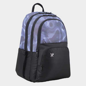 Sac à dos scolaire imperméable et durable Arctic Fox à motif géométrique avec fermeture éclair, port USB et capacité de 20-36L pour garçons et filles - Product Image 5