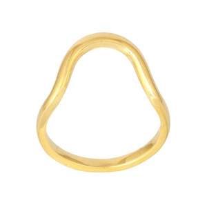 Anillo de Plata de Ley 925 chapado en oro de 18 quilates, joyería fina Demi para mujer, regalo para ella - Product Image 1