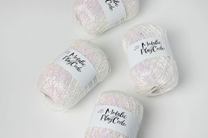 Hilo metálico YARNA (70g) de poliéster para ganchillo, ideal para bolsos de noche, colores vivos, ecológico, suave y refinado al tacto. - Product Image 3