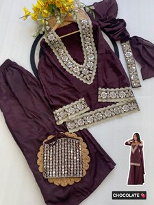Latest Design Customized Embroidered Full Sleeves Women Shalwar Kameez With Dupatta on Sale Now - Product Image 3