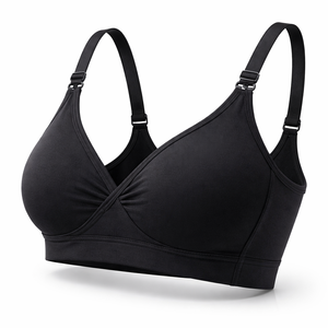 Sujetador Deportivo de Algodón Transpirable Tejido con Copa Completa al por Mayor - Proveedor Directo de Fábrica para Pedidos OEM Personalizados - Product Image 3