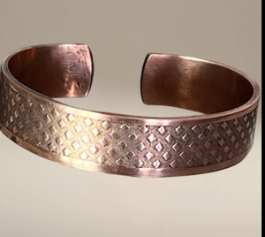 Premium Heritage Floral Accent Metallic Therapy Bracelet Fashionable Metal Jewelry Exquisite Design - Product Image 5