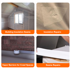 Bande de barrière vapeur ANTI facile à utiliser pour les sous-sols, barrières anti-humidité, étanchéité, réparation, isolation, sous-couche et plus encore - Product Image 4