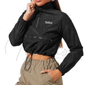Chaquetas cortavientos para mujer, temporada de invierno, mejor calidad, diseño personalizado, chaqueta cortavientos elegante para mujer en venta - Product Image 4