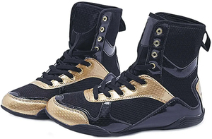 Zapatos de Boxeo de Marca Privada con MOQ Bajo, Equipo de Entrenamiento al por Mayor, Zapatos de Combate, Entrega Rápida, Zapatos de Boxeo al por Mayor para Interiores y Exteriores - Product Image 5