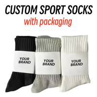 Chaussettes de sport en coton personnalisées de haute qualité avec logo, pour la course et le fitness, emballage personnalisé en gros, fabrication OEM