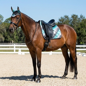 Horse Saddle Blanket Ear Bonnet <b>Brushing</b> <b>Boots</b> Matching Set Diamond Quilted Breathable Shockproof Equestrian Equipment - Product Image 6