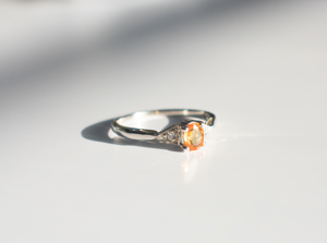 Natural Citrine <b>Ring</b> in 925 Sterling <b>Silver</b>, Handcrafted Oval Yellow Gemstone <b>Solitaire</b>, November Birthstone Jewelry - Product Image 5