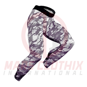 Conjunto deportivo de compresión de 2 piezas para MMA, de calidad profesional, para entrenamiento, trajes de compresión para hombre en cantidad al por mayor. - Product Image 2