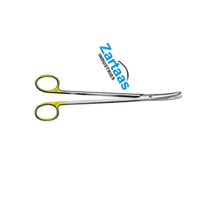 Tijeras de Disección Quirúrgicas METZENBAUM-NELSON Curvas y Puntiagudas de 25 cm, Instrumentos Quirúrgicos Manuales de Acero Inoxidable - Product Image 2
