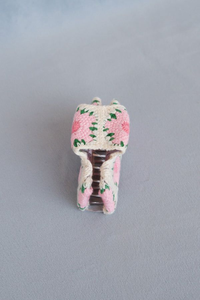 Barrettes à perles faites à la main de 3 pouces, design brodé de perles, pince à cheveux et pince griffe pour femmes - Product Image 6