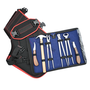 Kit d'outils de fermeur tout-en-un avec tablier, tire-clous, cisaille à sabots, marteau, pince à sabots, couteau à sabots, équipement équin - Product Image 5