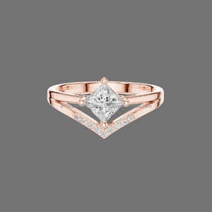 Bella Jewels 10K Gold Heavy Moissanite Diamond Ring para regalo de aniversario de boda - Product Image 1