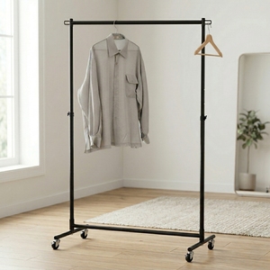 Quality <b>Shelf</b> Wholesale Taiwan Manufacturer Home Storage Household DIY Metal Foldable Single Clothes Stand Organizer - Product Image 1