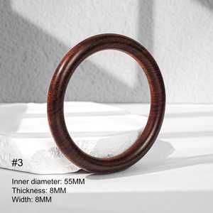 Brazalete de Madera con Acabado Natural, Estilo Clásico Unisex, para Fiestas Cristianas, Exportaciones MN - Product Image 4