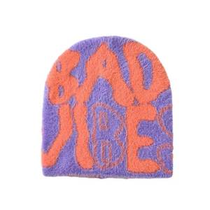 Outdoor Wear Trendy Look <b>Men</b> Mohair <b>Beanie</b> <b>Hats</b> Top Style Warm Wool Material Mohair <b>Beanie</b> <b>Hats</b> - Product Image 5