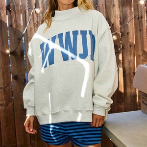 Sudadera con Capucha de Invierno Personalizada WWJD, 100% Algodón, Cierre de Cremallera, Cuello Ancho, Estilo Vintage Urbano, Transpirable - Product Image 3