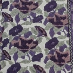 Parure de draps de mariage classique faite à la main à Jaipur, imprimée au bloc, motifs floraux complexes, écologique, 3 pièces, taille King, 100% coton, 200 fils/cm² - Product Image 3