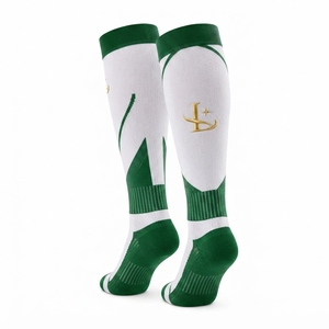 Calcetines de compresión Calcetines elásticos cómodos Material ligero y transpirable Diseño atlético Perfecto para entrenamiento de carrera - Product Image 1