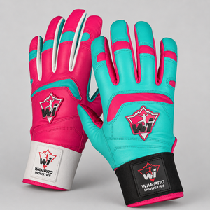 Gants de frappe de baseball haute performance, paume en cuir confortable, résistants à la transpiration, pour entraînement professionnel et matchs. - Product Image 3