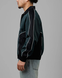 Veste coupe-vent pour homme, color block, doublée en mesh, style hip hop streetwear, respirante, vêtement d'équipe, coupe-vent - Product Image 5