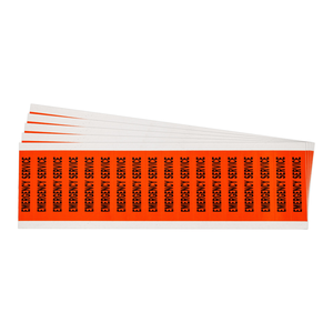 Étiquettes pour conduites et câbles électriques Brady, étiquettes adhésives durables - Product Image 1