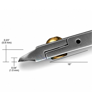 Professional Tungsten Carbide <b>Flush</b> <b>Cutter</b> Oval Head Wire Cutting Pliers for Hard Wire Jewelry Craft Application | jewelry plier - Product Image 5
