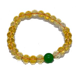 High quality Citrine Green <b>jade</b> Crystal Gemstone Bead Bracelet Fashion Charm Jewelry for Men Women for Energy Meditation Gift - Product Image 3
