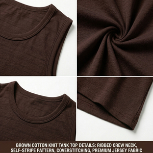 Unisex Cotton Muscle Tank Top Lightweight Gym & Fitness Vest Bulk Wholesale Supplier - Product Image 6