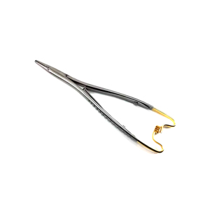 M.A SIDDIQUE INTERNATIONAL Prix Compétitif Porte-aiguille Mathieu 14 mm à pointe longue, argenté, Instruments chirurgicaux de suture certifiés CE - Product Image 2