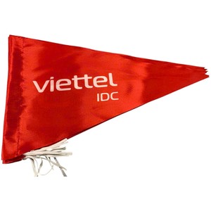 Drapeaux rectangulaires rouges FLC GROUP avec numéros 01 07, en polyester durable, impression numérique, mât en aluminium, pour événements sportifs - Product Image 6